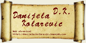 Danijela Kolarević vizit kartica